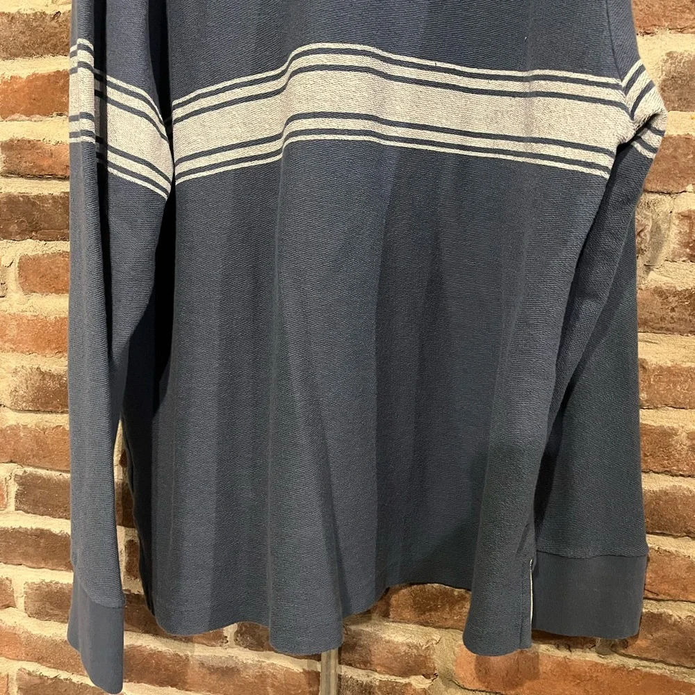 NWT American Eagle Blue Bonfire Fleece Baja Hoodie - Picture 8 of 16